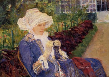 El jardín madres hijos Mary Cassatt Pinturas al óleo